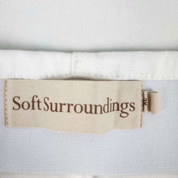 Soft Surroundings Jeans Womens XL White Pull on Bootcut Ultimate Denim NWT - Picture 5 of 12